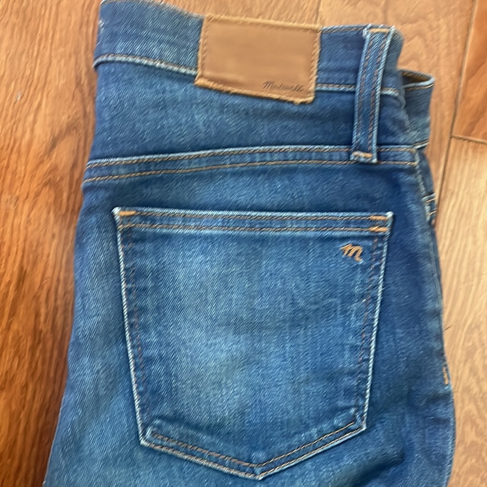 Madewell Cali Demi Boot in dark wash